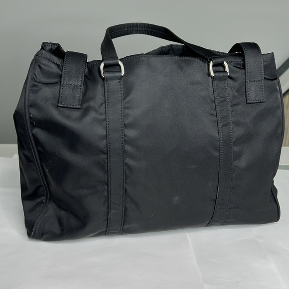 Prada Black Nylon Tessuto Lightly Structured Expandable Tote Bag - Picture 8 of 13